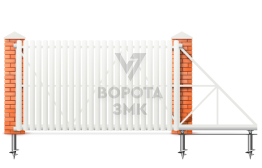 Ворота 2200×3500 шахматка ЗМК-7728